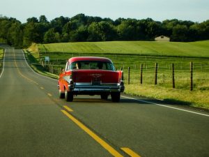 how you can listen while enjoying a nice drive in the country